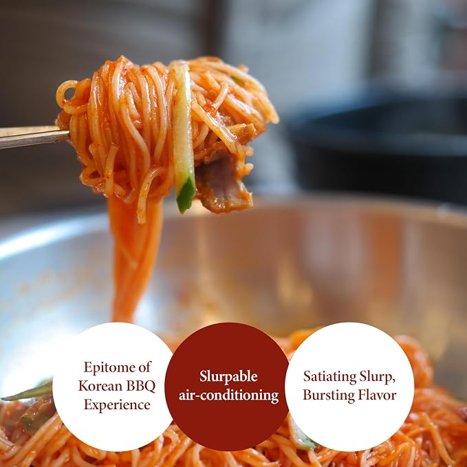 Wang Korean Cold Noodle Hamheung Bibim Naengmyeon, Sweet and Spicy, 22 Ounce, 4 Servings