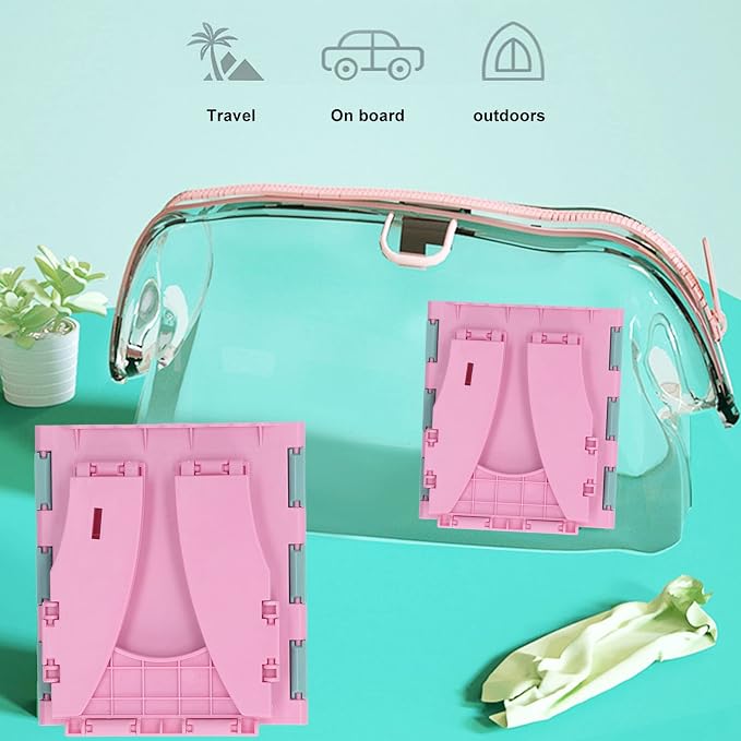 Foldable Toddler Potty Travel Potty seat Baby Toilet Portable Travel Potty Training Potty Toddler Toilet Portable Potty for Toddlers for Camping Travel Long Potties