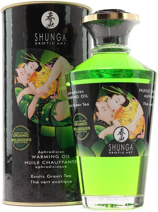 Shunga Aphrodisiac Oil Organica Exotic Green Tea