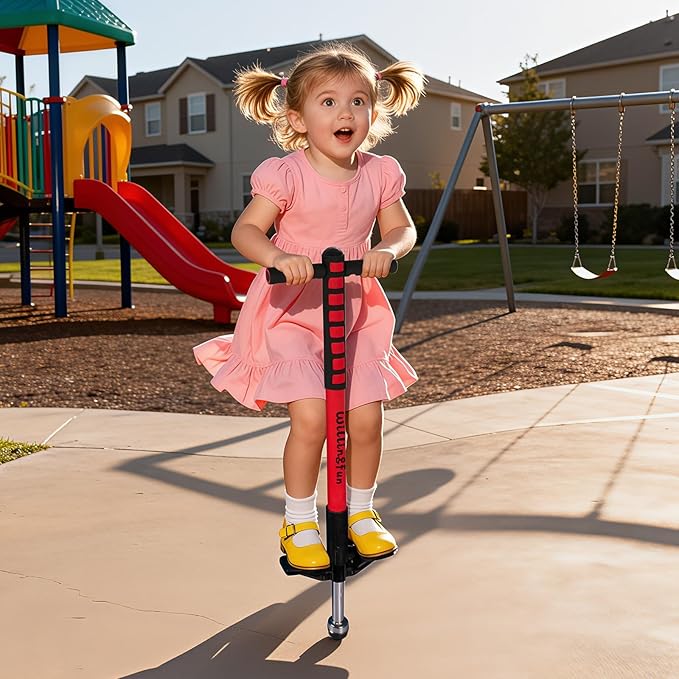 Pogo Stick for Kids Age 5 6 7, 8, 9, 10 and Up, 40 to 80 Lbs, Kids Pogo Stick, Toys for Ages 5-7, Gifts for Boys and Girls, for Kid, No Assembly Required