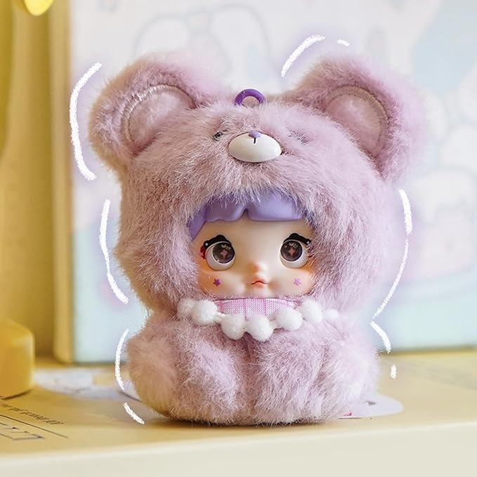 Nommi Baby Series Plush Blind Box 1PC (1 of 10 Possible Styles) Cute Figures Collectible Toys Birthday Gifts