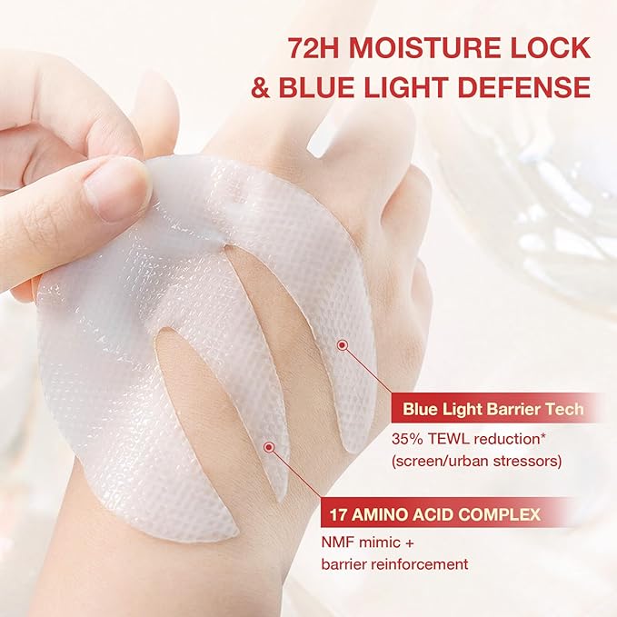 GONIM Under Eye Patches 360° Fit, Eye Mask with Collagen Peptide, Salmon DNA PDRN, Caffeine,Retinol & Niacinamide, PDRN Eye Patches for Puffy Eyes and Dark Circles, Gifts for Women, Hydrating 4 pairs