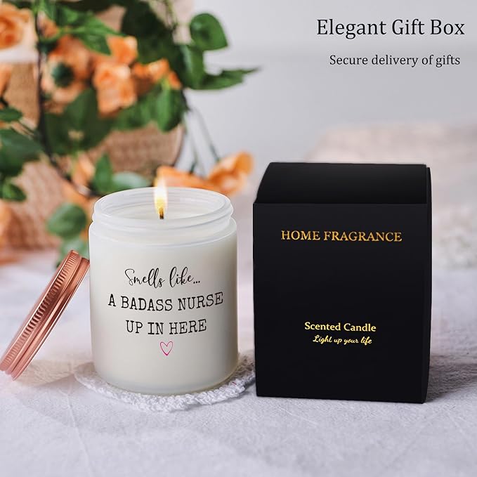 Funny Gifts for Nurse, Nurse Practitioner Gifts for Women, Nurse Week Birthday Christmas Graduation Candle Gift for New RN Nursing Student