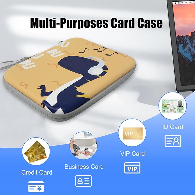 Card Case for Yoto Cards,Portable Yoto Card Holder with Zipper & 80 Pockets,Card Ctorage Bag for Yoto Player Cards