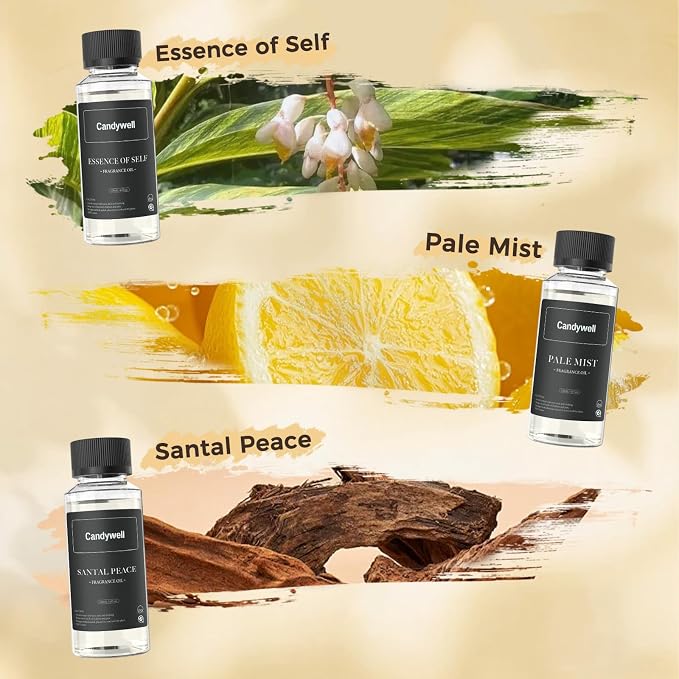Hotel Diffuser Oil for Waterless Diffusers, Luxurious Relaxing Aromatherapy Scent Essential Oil with Lemon, White Tea, Lily of the Valley, 4 Fl Oz, 120 ML, Pale Mist