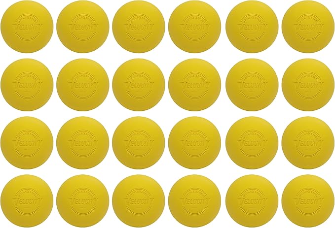 Velocity Lacrosse Balls - 1, 2, 3, 6, 12, 18, 24, 36, 60 and 120 Packs - for Practice, Official NFHS and College Approved Size