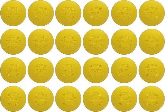Velocity Lacrosse Balls - 1, 2, 3, 6, 12, 18, 24, 36, 60 and 120 Packs - for Practice, Official NFHS and College Approved Size