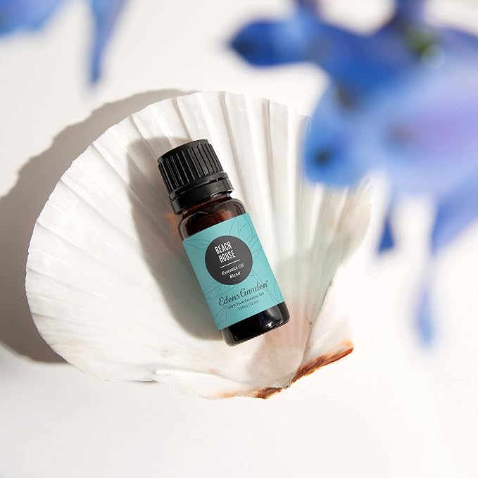 Edens Garden Beach House Essential Oil Blend- 100% Pure Premium Grade, Undiluted, Natural, Therapeutic, Aromatherapy, The Best for Diffusing, Kid Safe, Laundry, Hair 10 ml (.33 fl oz)