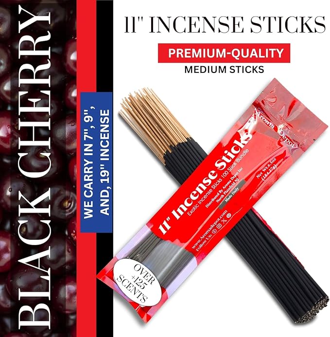 Aroma Depot Black Cherry Roll On Perfume Oil 10ml – Alcohol Free Fragrance Body Oil – Skin Safe, Phthalate Free, Travel Size 0.33 Fl Oz