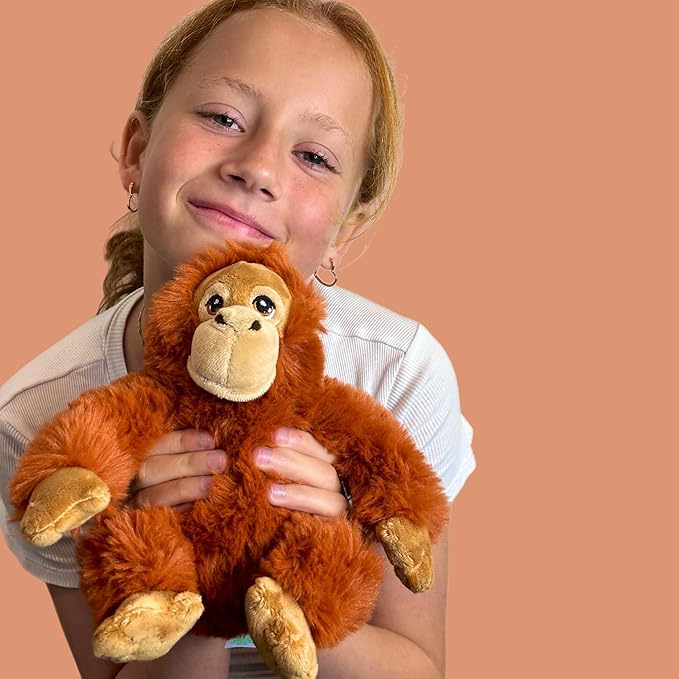 Deluxe Paws Eco-Friendly Orangutan Plush Toy Made from 100% Recycled Materials