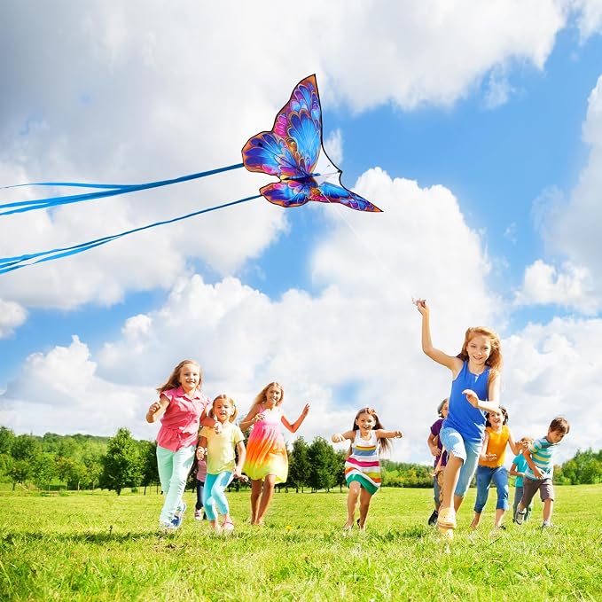 HONBO Butterfly Kites for Kids & Adults, Easy to Fly for Beginners, Each Kite with 300ft Line Handle,Beginner Kite for Kids Ages 4-8,Beach Kites for Outdoor Activities & Family Trip