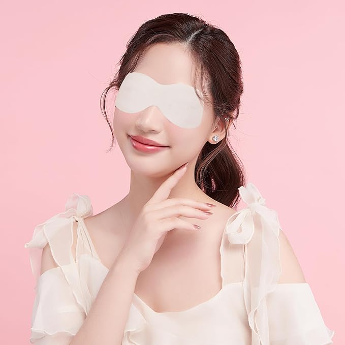 50 Sheets Disposable Eye Pads, Non-Woven Cotton Paper Facial Masks for Skincare & Spa, DIY Clear Moisturizing Eye Care Beauty Sheets