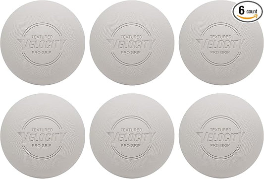 Velocity Pro Grip Lacrosse Balls - 6, 12, 18, 60 and 120 Packs - Certified for Youth, Club, High School, CLA, and College Game Play