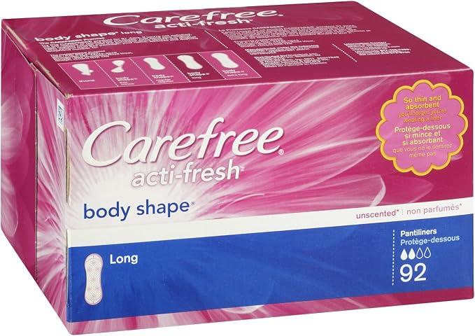 Carefree Carefree Body Shape Long Unscented,92-Count