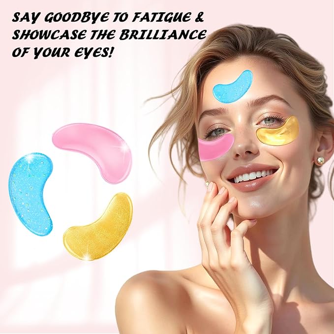 Onespring Eye Masks (36 Pairs) - Caffeine, Retinol, 24K Gold for Puffiness, Dark Circle, Wrinkles, Fine Lines - Firming Eye Gel Pads, Great for Holiday Gifts and Personal Use
