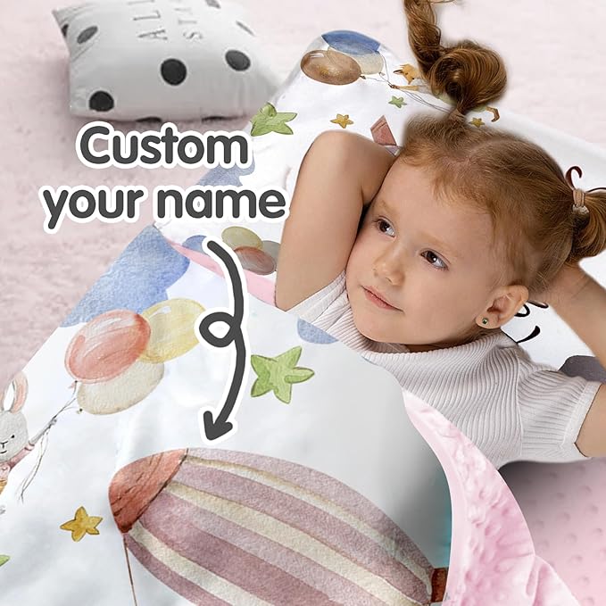 Personalized Toddler Nap Mat for Girls – Custom Name Kids Nap Mat – Daycare Sleeping Mats with Removable Pillow and Soft Minky Dot Blanket for Preschool, Travel, Kindergarten