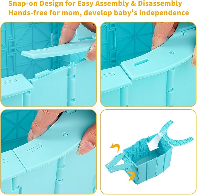 Portable Potty for Toddler Travel, Reusable Foldable Potty Training Toilet with Travel Bag and Liners, On the Go Potty Emergency Toilet for Car, Camping, Indoor, Outdoor