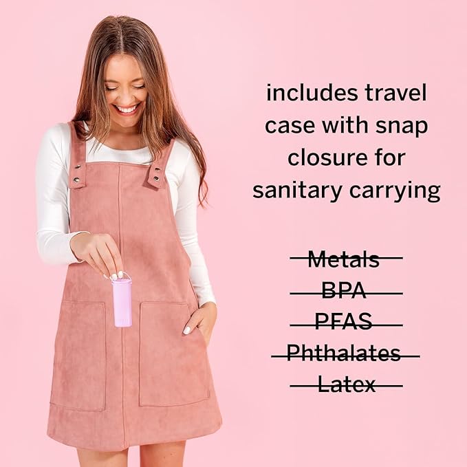 Pixie Menstrual Disc Applicator for Feminine Care - Inserts Like A Tampon - Every Woman Can Now Use Period Discs - Perfect for Long Nails - Self Sanitizer TPE Properties (Disc Applicator)