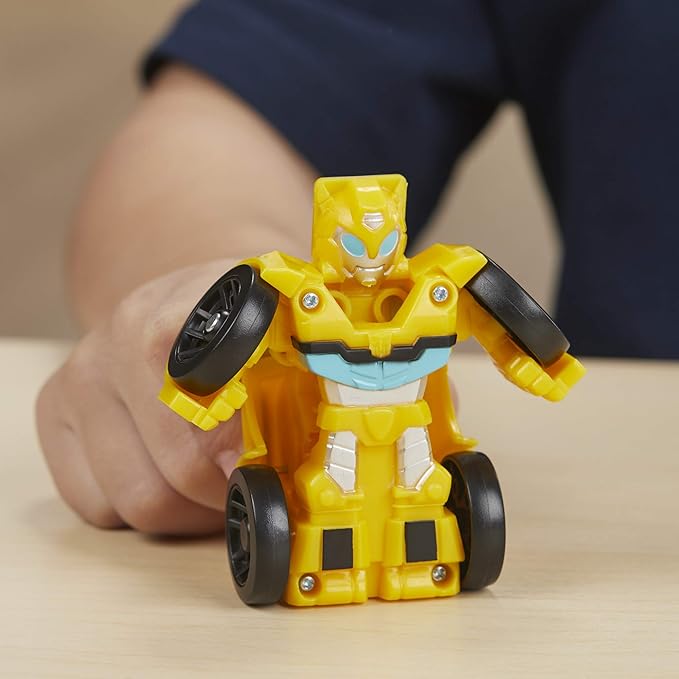 Transformers Playskool Heroes Rescue Bots Academy Mini Bot Racers Converting Robot Toy 5-Pack, 2-Inch Collectible Toy Cars (Amazon Exclusive)