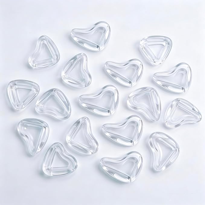 16 Pack Clear Baby Corner Protectors – Teardrop-Shaped Furniture Edge Guards for Baby Proofing – Soft PVC Table Corner Covers for Safety on Tables, Cabinets, Shelves – Childproof Bumpers for Home
