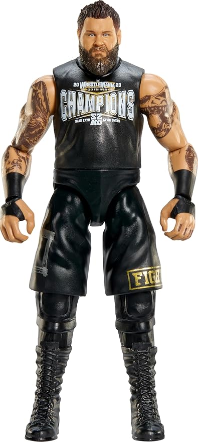 Mattel WWE Action Figure, Series #146 Kevin Owens 6-inch Collectible with 10 Articulation Points & Life-Like Look