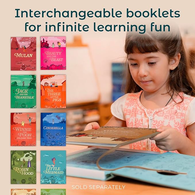 Cali’s Books Goldilocks and The Three Bears | infinibook Storytelling Toy + Reader | Read-Aloud E-Reader with Games | Recordable Interactive Storybook for Kids 3-7 | Screen-Free Educational Gift