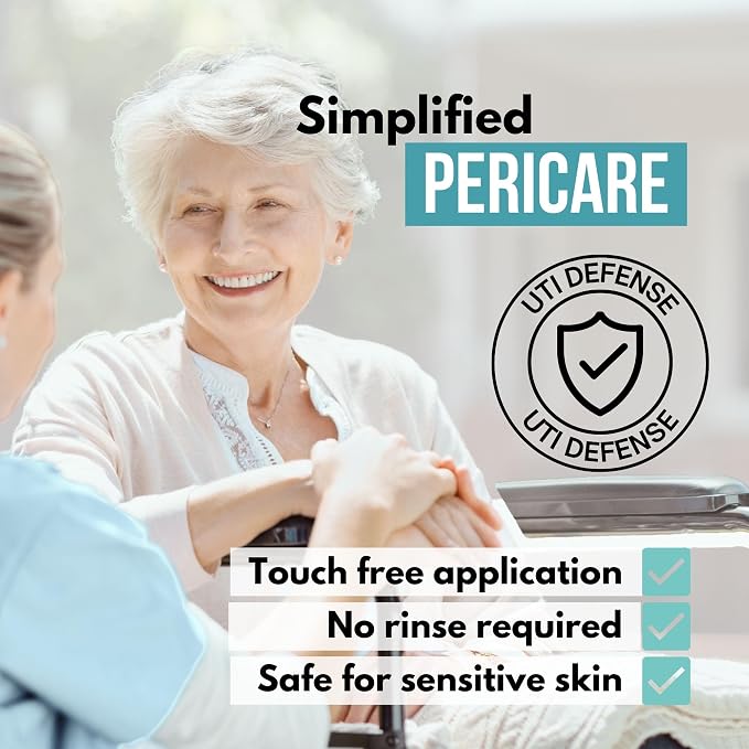 Noveha Perineal Spray & Cleanser | No-Rinse Formula for Daily Hygiene & Odor Control | Gentle Care for Postpartum, Seniors & Sensitive Areas | 8oz