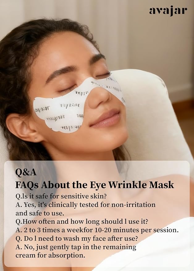 Avajar Collagen Eye Patches, Premium PDRN Anti-Aging Under Eye Patches for Wrinkles & Dark Circles with Peptides and Niacinamide, Firming & Hydrating Korean Skincare Eye Mask for Women, 5 Sheets