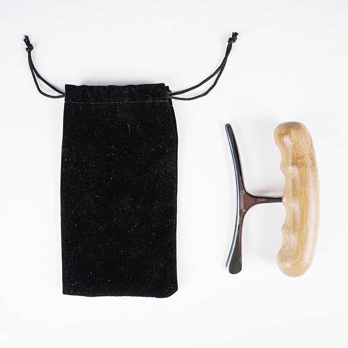 Wooden Handle Gua Sha Massage Tool | Soft Tissue Myofascial Release Muscle Relaxation Post Workout Recovery For Back Neck Shoulders Legs Wholesale