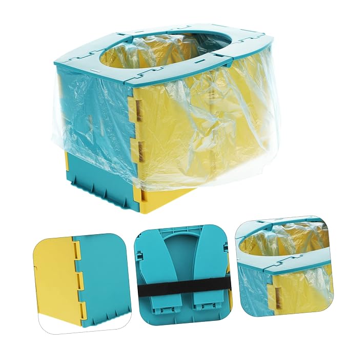 BESPORTBLE Portable Folding Potty Seat Lightweight Travel Toilet for Safe Material Convenient for Home and Car Use for Potty Training Boys and Girls