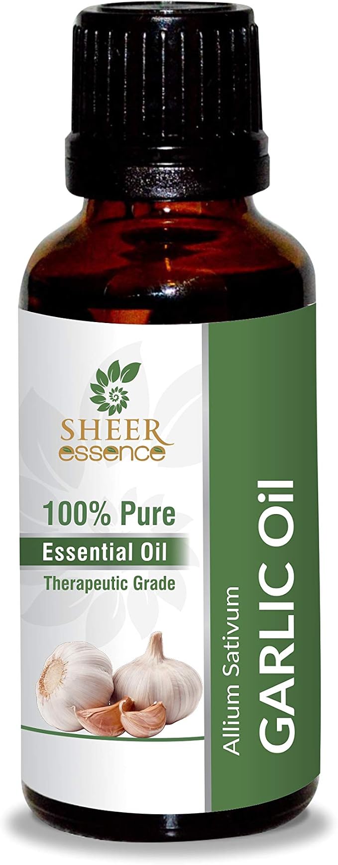 Garlic Oil - (Allium Sativum)- Essential Oil 100% Pure Natural Undiluted Uncut Therapeutic Grade Oil 0.51 Fl.OZ