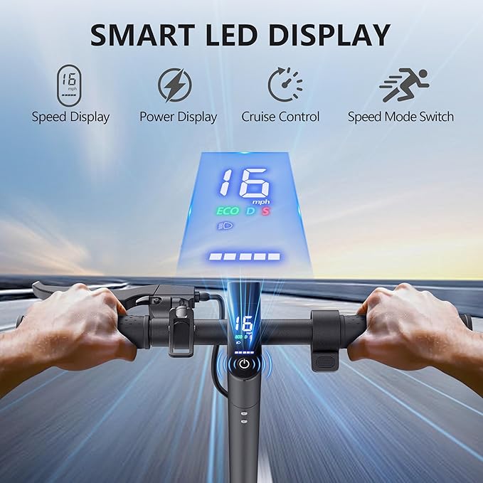 MAXSHOT Electric Scooter for Adults, 8.5/10/14" Tires, 19/22Mph, 350W/500W Motor, 21-28 Miles Range, Folding E-Scooter with Dual Suspension,APP(V1/SPRO/MAX/PRO/X1/X1PRO/PR)