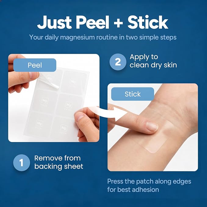 The Patch Remedy Magnesium Patch | Magnesium Glycinate | 30 Patches