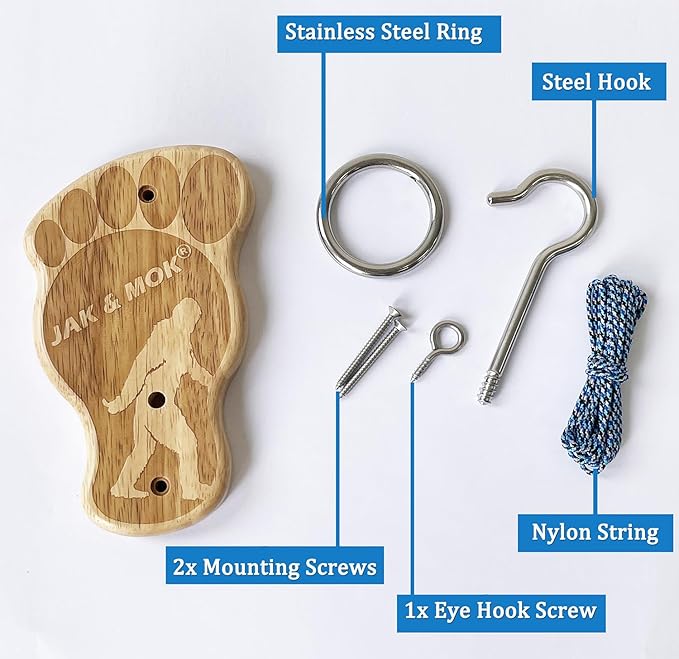 Deluxe Hook and Ring Toss Game, Outdoor Indoor Toss Game Set, Throwing Toys for Family, Party Games