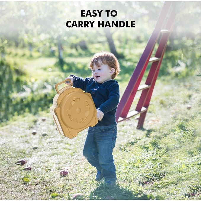 Baby Carry Potty,Portable Potty for Toddler Kids Travel,Toddler Potty Toilet, Carry Baby Potty Toddler Toilet Seat for Camping Park Outdoor,Children Car Potty (Brown)