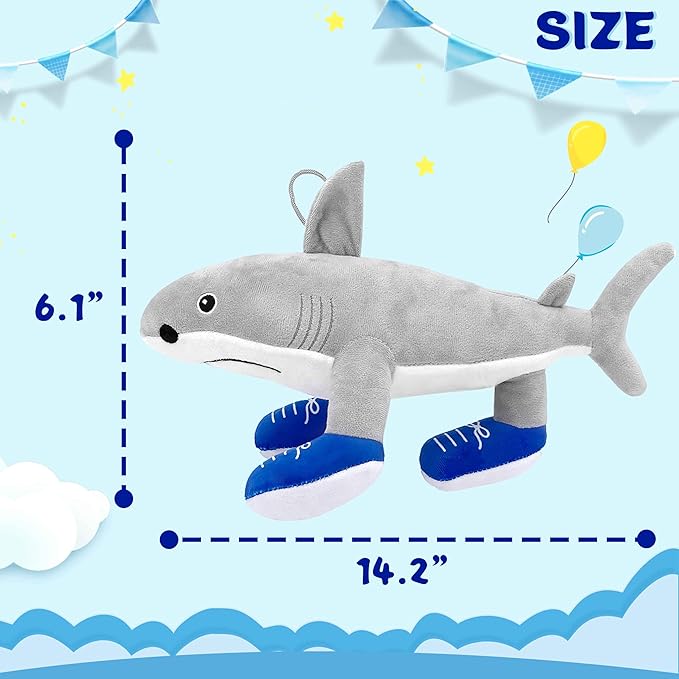 Italian Brainrot Rot Tralalelo Tralala Meme Shark Plush Rot Toy tralala Shark with Blue Shoes Stuffed Animal plushies brainrot Toy Figures Plush Keychain Birthday decore