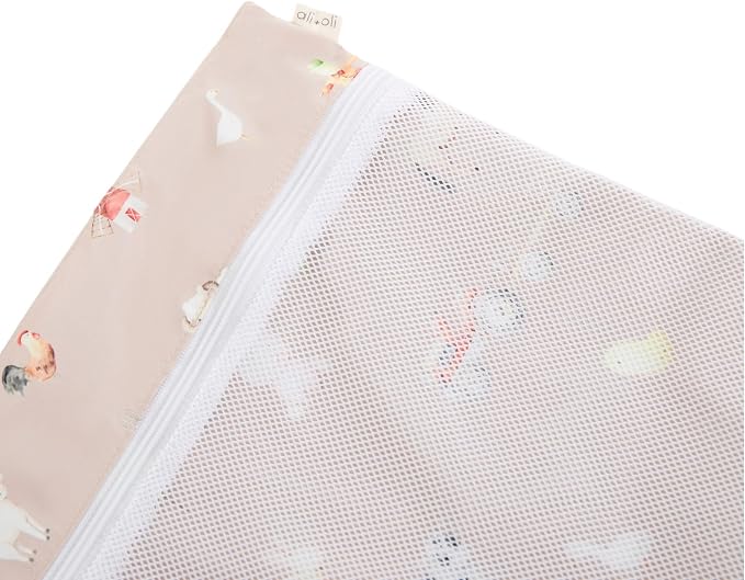 Ali+Oli Wet Dry Bag, Dual Compartment, Water Resistant, Baby Gear | Swimwear storage, Stroller attachment, Daycare essentials, Clothing separation, Travel organization, Reusable