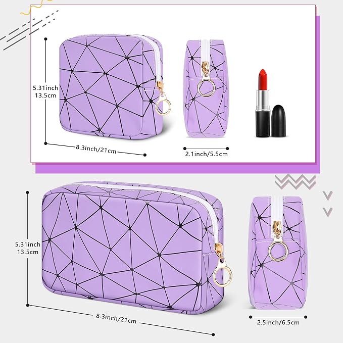 Likesing Period Bag for Teen Girls, Leather Sanitary Napkin Storage Bag, Portable Menstrual Pad Bag Period Pads Pouch, Small Make Up Bags