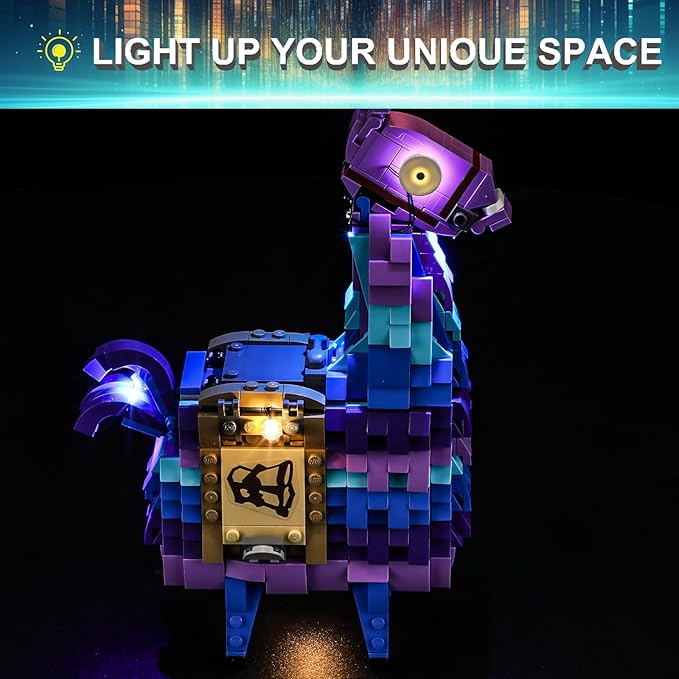 LED Light Kit for Lego 77071 Fortnite Supply Llama,Compatible with Lego 77071 Building Blocks Model(Not Include Blocks Set)