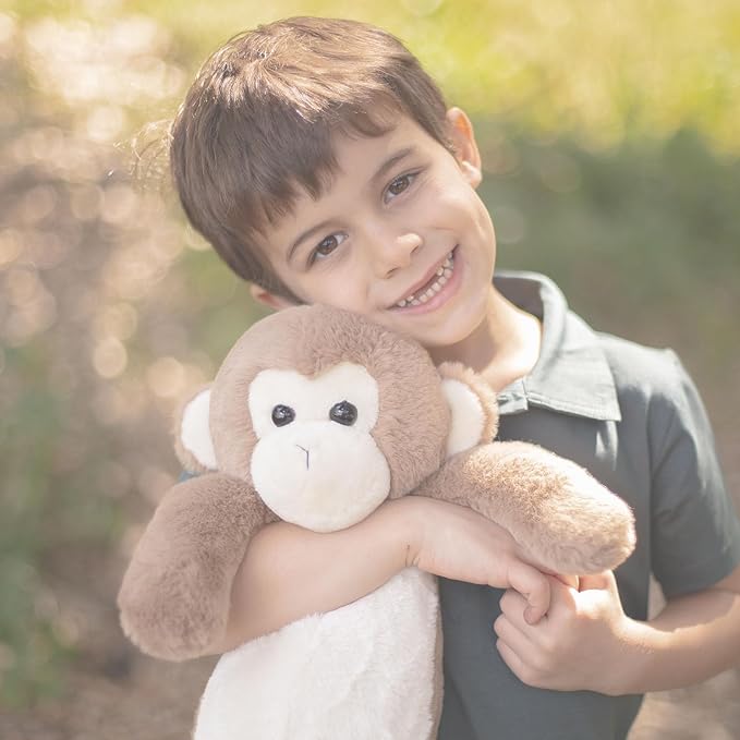 World's Softest Plush MoMo Monkey, Lushee, Large, 16" Stuffed Animal for Baby, Toddler, Kids, Adults - Soft, Huggable Stuffed Monkey- Adorable Toy Made from Kid-Friendly, Quality Materials
