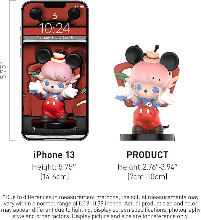 POP MART DIMOO World × Disney Series Figures, Blind Box Figures, Random Design Action Figures Collectible Toys Home Decorations, Single Box