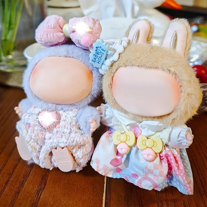 Clothes Fit for 17CM Doll, Fashion Doll Clothes Outfit Set Cute Theme Designer Toys Dress Accessories for Collector Fans Display (Ice Cream)