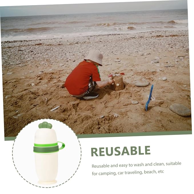 Yardwe Portable Urinal with Lid Lightweight and Portable Toilet for Boys and Reusable Travel Potty for Camping Car Beach and Outdoor Use