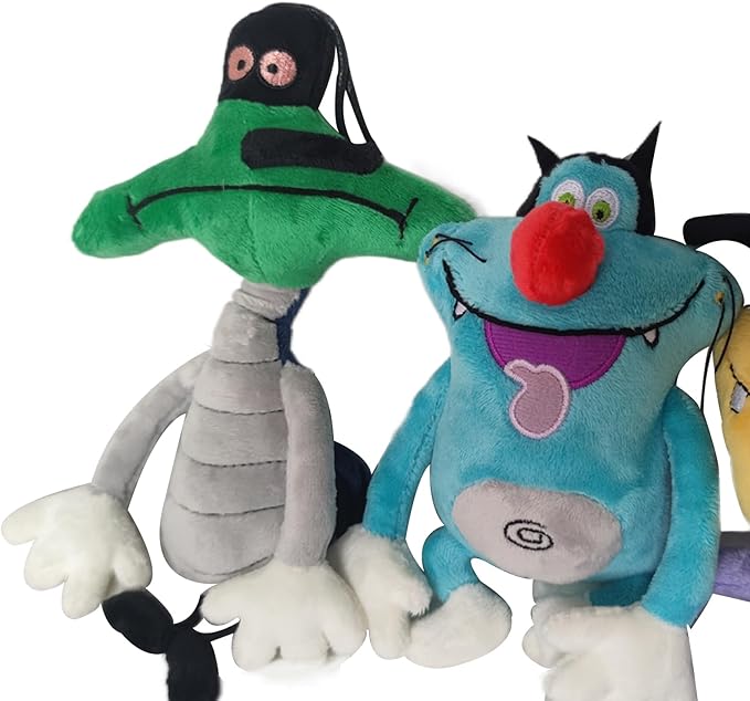 Cockroaches Oggy Plush Toys