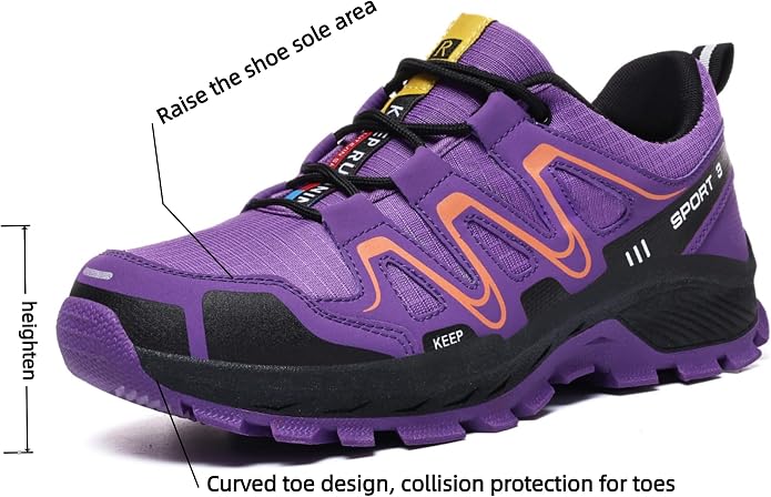 Women Hiking Shoes Casual Non-Slip Lightweight Comfortable Running Fashion Sneakers Walking Trekking Outdoor Shoes