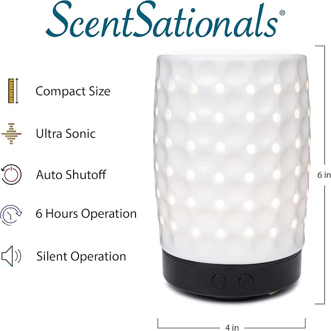 Scentsationals Eclectic Diffuser Collection 100ML - Scented Essential Oils - Classic Aromatherapy Scent User - Electric Fragrance Home Air Freshener Decor for Office Desk and Home (Revive)