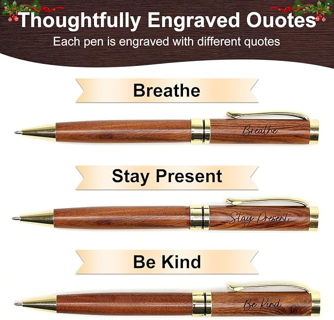 Mindfulness Gifts for Office Decor Meditation Relaxing Stress Relief Gift for Women Men Wellness Relaxing Gift Self Care Kits Pens Inspirational Therapist Social Worker Counselor Mental Health Gifts