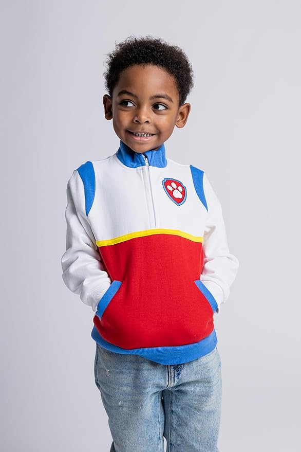 Paw Patrol Half Zip Sweatshirt Toddler to Big Kid Sizes (2T - 10-12)