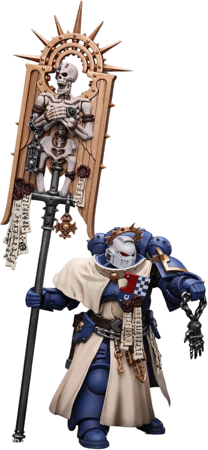 JOYTOY Warhammer 40k Action Figure Ultramarines Bladeguard Ancient Collection Anime Model, 1/18 4.2-inch Christmas Birthday Gift