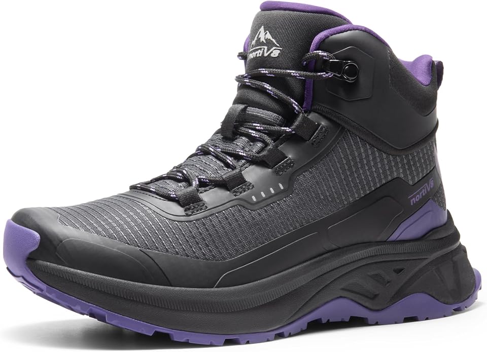 NORTIV 8 Women's Waterproof Lightweight Hiking Boots Ankle Trekking for Outdoor